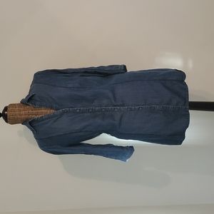 mark. Snap Front Shirtdress SzM Chambray Blue  BinL